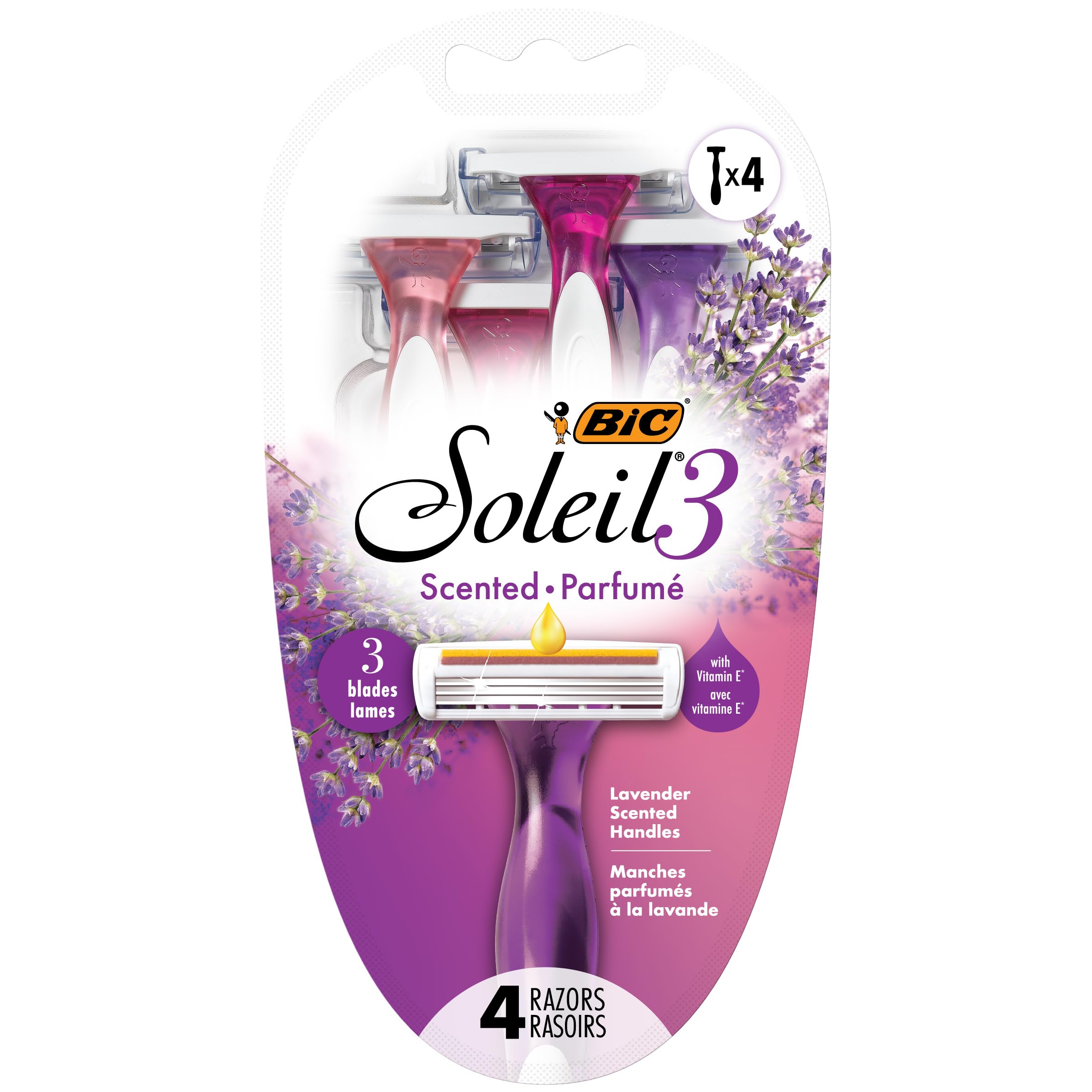 Amazon.com: BIC Soleil Twilight Disposable Razor, Women, 4-Count